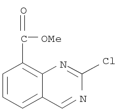 8-Quinazolinecarboxylic acid, 2-chloro-, methyl ester